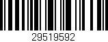 Código de barras (EAN, GTIN, SKU, ISBN): '29519592'