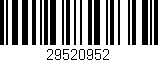 Código de barras (EAN, GTIN, SKU, ISBN): '29520952'