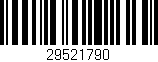Código de barras (EAN, GTIN, SKU, ISBN): '29521790'