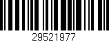 Código de barras (EAN, GTIN, SKU, ISBN): '29521977'