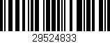 Código de barras (EAN, GTIN, SKU, ISBN): '29524833'