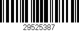 Código de barras (EAN, GTIN, SKU, ISBN): '29525387'