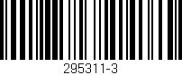 Código de barras (EAN, GTIN, SKU, ISBN): '295311-3'