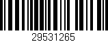 Código de barras (EAN, GTIN, SKU, ISBN): '29531265'