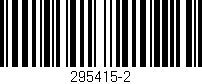 Código de barras (EAN, GTIN, SKU, ISBN): '295415-2'