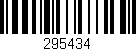 Código de barras (EAN, GTIN, SKU, ISBN): '295434'