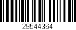 Código de barras (EAN, GTIN, SKU, ISBN): '29544364'