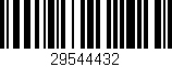 Código de barras (EAN, GTIN, SKU, ISBN): '29544432'