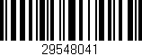 Código de barras (EAN, GTIN, SKU, ISBN): '29548041'