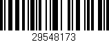 Código de barras (EAN, GTIN, SKU, ISBN): '29548173'
