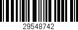 Código de barras (EAN, GTIN, SKU, ISBN): '29548742'