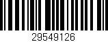 Código de barras (EAN, GTIN, SKU, ISBN): '29549126'