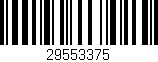 Código de barras (EAN, GTIN, SKU, ISBN): '29553375'