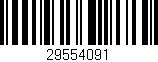 Código de barras (EAN, GTIN, SKU, ISBN): '29554091'