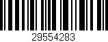 Código de barras (EAN, GTIN, SKU, ISBN): '29554283'