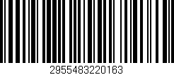 Código de barras (EAN, GTIN, SKU, ISBN): '2955483220163'