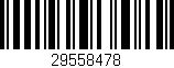 Código de barras (EAN, GTIN, SKU, ISBN): '29558478'