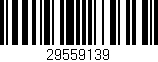 Código de barras (EAN, GTIN, SKU, ISBN): '29559139'