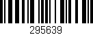 Código de barras (EAN, GTIN, SKU, ISBN): '295639'