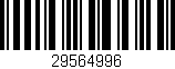 Código de barras (EAN, GTIN, SKU, ISBN): '29564996'