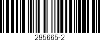 Código de barras (EAN, GTIN, SKU, ISBN): '295665-2'