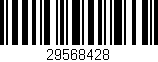 Código de barras (EAN, GTIN, SKU, ISBN): '29568428'