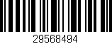 Código de barras (EAN, GTIN, SKU, ISBN): '29568494'