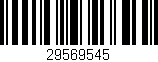 Código de barras (EAN, GTIN, SKU, ISBN): '29569545'