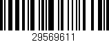 Código de barras (EAN, GTIN, SKU, ISBN): '29569611'