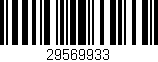 Código de barras (EAN, GTIN, SKU, ISBN): '29569933'