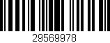 Código de barras (EAN, GTIN, SKU, ISBN): '29569978'