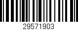 Código de barras (EAN, GTIN, SKU, ISBN): '29571903'