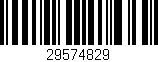 Código de barras (EAN, GTIN, SKU, ISBN): '29574829'