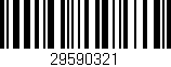 Código de barras (EAN, GTIN, SKU, ISBN): '29590321'