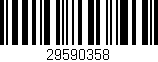 Código de barras (EAN, GTIN, SKU, ISBN): '29590358'