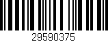 Código de barras (EAN, GTIN, SKU, ISBN): '29590375'