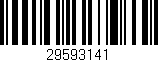 Código de barras (EAN, GTIN, SKU, ISBN): '29593141'