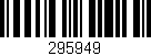 Código de barras (EAN, GTIN, SKU, ISBN): '295949'