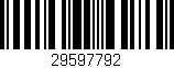 Código de barras (EAN, GTIN, SKU, ISBN): '29597792'