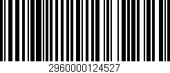 Código de barras (EAN, GTIN, SKU, ISBN): '2960000124527'