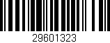 Código de barras (EAN, GTIN, SKU, ISBN): '29601323'