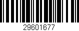Código de barras (EAN, GTIN, SKU, ISBN): '29601677'