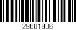 Código de barras (EAN, GTIN, SKU, ISBN): '29601906'