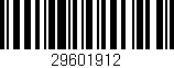 Código de barras (EAN, GTIN, SKU, ISBN): '29601912'