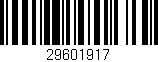 Código de barras (EAN, GTIN, SKU, ISBN): '29601917'