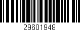 Código de barras (EAN, GTIN, SKU, ISBN): '29601948'