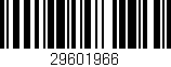 Código de barras (EAN, GTIN, SKU, ISBN): '29601966'