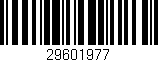 Código de barras (EAN, GTIN, SKU, ISBN): '29601977'