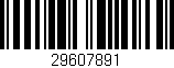 Código de barras (EAN, GTIN, SKU, ISBN): '29607891'