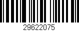 Código de barras (EAN, GTIN, SKU, ISBN): '29622075'